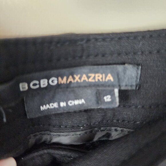 BCBG Maxazria pants size 12 black stretchy New - Picture 7 of 12